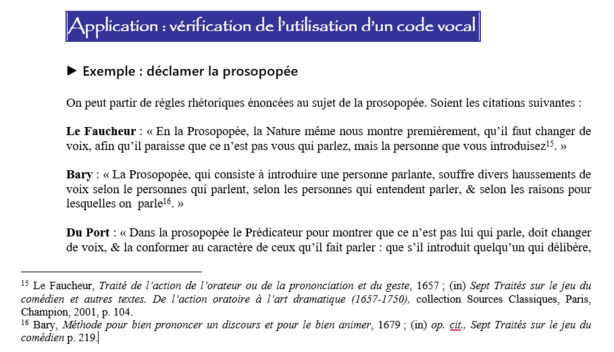 UNITIPS - Introduction aux études sur le jeu et la déclamation, 9. Par Sabine Chaouche.