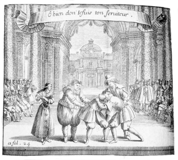 Brécourt, 'La Noce de village', sc. 4 ; Théâtre de Brécourt, Paris, 1666 CESAR UOID 334416
