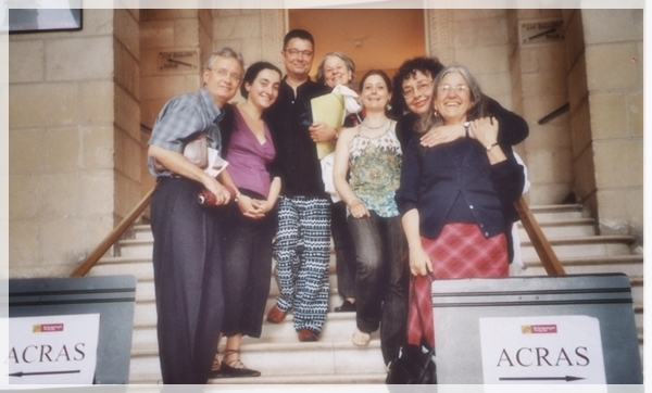 (c) Acras. De gauche à droite: Buford Norman, Laura Naudeix, Bertrand Porot, Eugenia Roucher, Virginie Garandeau, Nathalie Lecomte et Rebecca Harris-Warrick