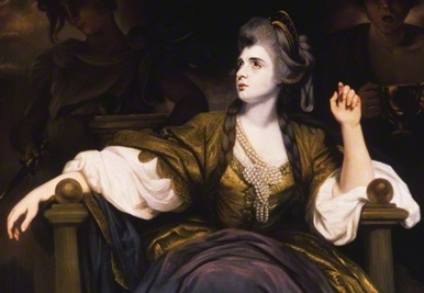 Sarah Siddons as the Tragic Muse Studio of Sir Joshua Reynolds, 1784 ©Cobbe Collection, Hatchlands Park
