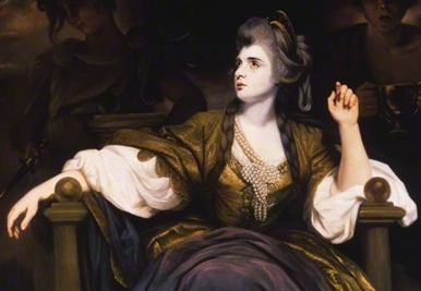 Sarah Siddons as the Tragic Muse Studio of Sir Joshua Reynolds, 1784 ©Cobbe Collection, Hatchlands Park Sarah Siddons as the Tragic Muse Studio of Sir Joshua Reynolds, 1784 ©Cobbe Collection, Hatchlands Park