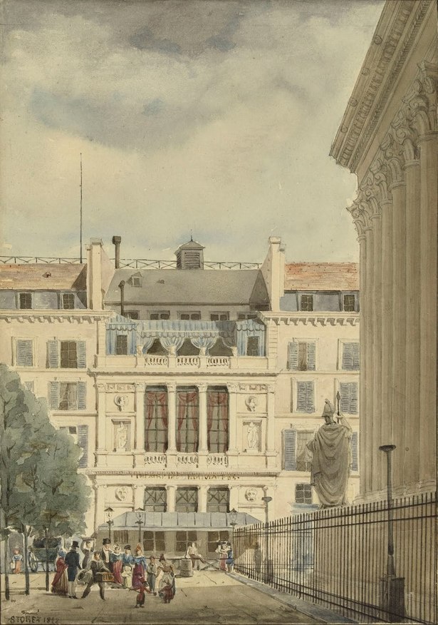 Maurice-Sidoine Storez, (1804-1881) Le Théâtre des Nouveautés, 1828 Paris, musée Carnavalet © Musée Carnavalet / Roger-Viollet