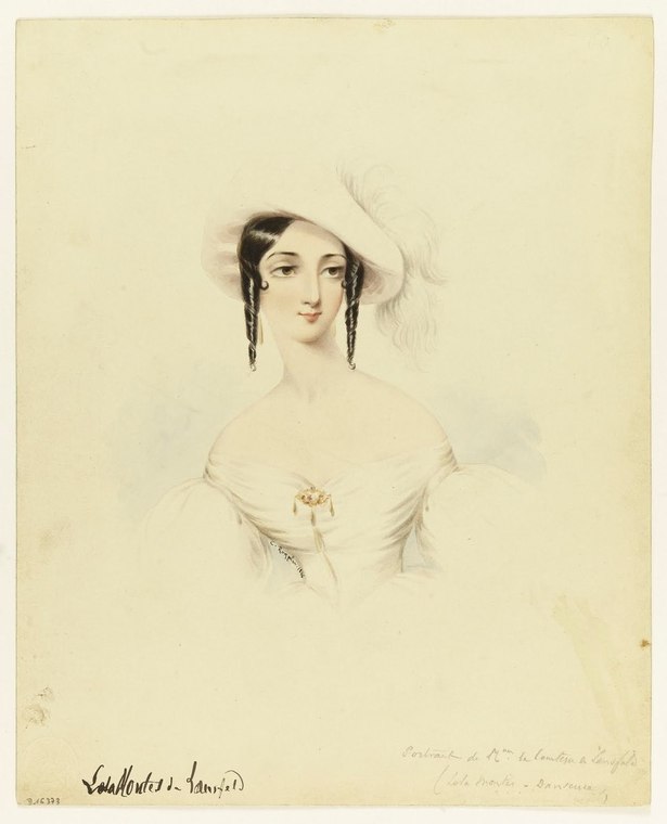 Camille Roqueplan, (1802-1855) Lola Montès (1821-1861), 1846 Paris, musée Carnavalet © Musée Carnavalet  Roger-Viollet