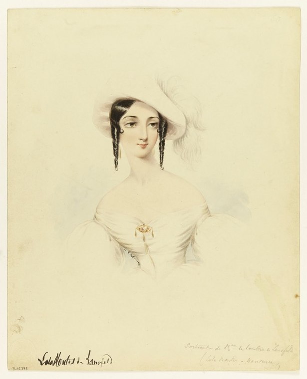 Camille Roqueplan, (1802-1855) Lola Montès (1821-1861), 1846 Paris, musée Carnavalet © Musée Carnavalet Roger-Viollet Camille Roqueplan, (1802-1855) Lola Montès (1821-1861), 1846 Paris, musée Carnavalet © Musée Carnavalet Roger-Viollet