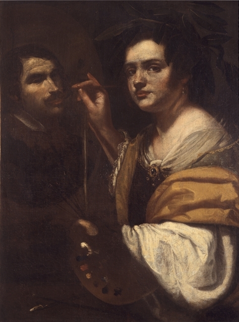Artemisia Gentileschi Allégorie de la Peinture Huile sur toile 98 x 74,5 cm Rome, Galleria Nazionale di Palazzo Barberini © Soprintendenza Speciale per il Patrimonio Storico, Artistico ed Etnoantropologico e per il Polo Museale della città di Roma Artemisia Gentileschi Allégorie de la Peinture Huile sur toile 98 x 74,5 cm Rome, Galleria Nazionale di Palazzo Barberini © Soprintendenza Speciale per il Patrimonio Storico, Artistico ed Etnoantropologico e per il Polo Museale della città di Roma