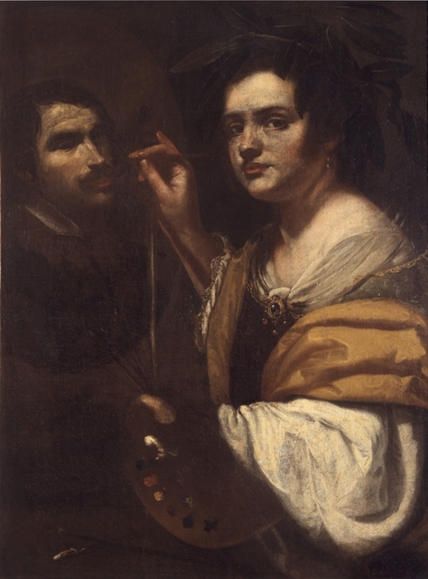 Artemisia Gentileschi Allégorie de la Peinture Huile sur toile 98 x 74,5 cm Rome, Galleria Nazionale di Palazzo Barberini © Soprintendenza Speciale per il Patrimonio Storico, Artistico ed Etnoantropologico e per il Polo Museale della città di Roma