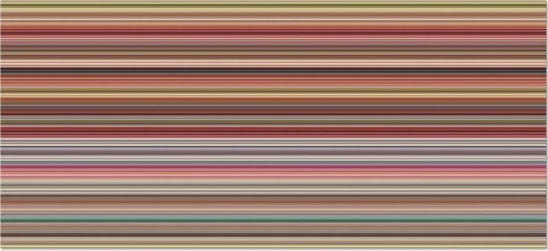 Strip 2011 Impression numérique sur papier contrecollée sur aluminium et sous Plexiglas (diasec) 200 × 440 cm Collection particulière (c) Gerhard Richter