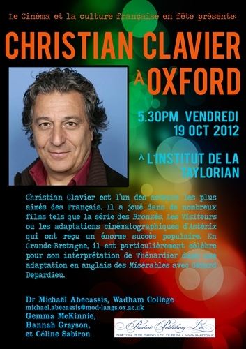 Christian Clavier à Oxford! Christian Clavier à Oxford!