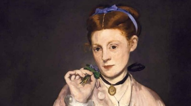 Édouard Manet (1832-1883) Jeune dame en 1866, dite aussi la femme au perroquet [Young Lady in 1866, also called Woman with a Parrot] 1866, oil on canvas, 185.1 x 128.6 cm New York, The Metropolitan Museum of Art, © The  Metropolitan Museum of Art, Dist. RMN / image of the MMA
