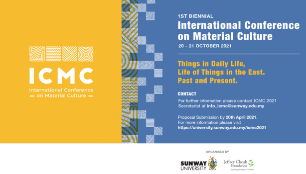 Call for Paper: International Conference on Material Culture. Things in Daily Life/ Life of Things in the East. Past and Present