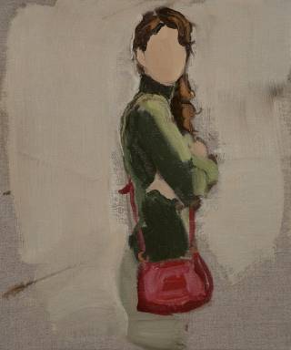 Green Turtleneck, 2013. Courtesy Galerie Karsten Greve Paris. Green Turtleneck, 2013. Courtesy Galerie Karsten Greve Paris.