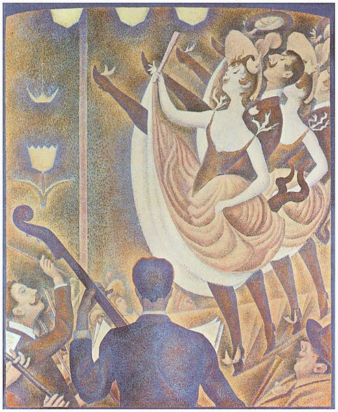 Wikicommons. Seurat, "Cancan"