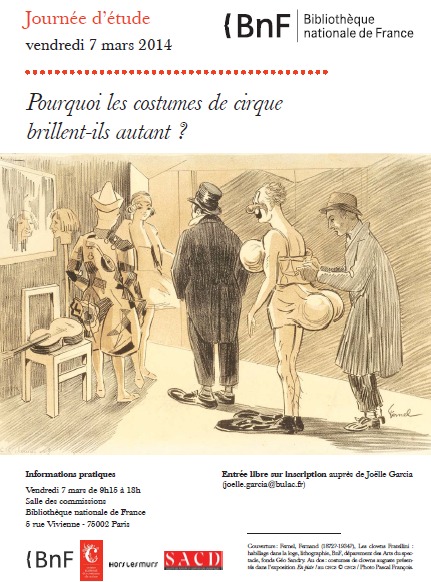 Journée d'étude : "Pourquoi les costumes de cirque brillent-ils autant ?" 