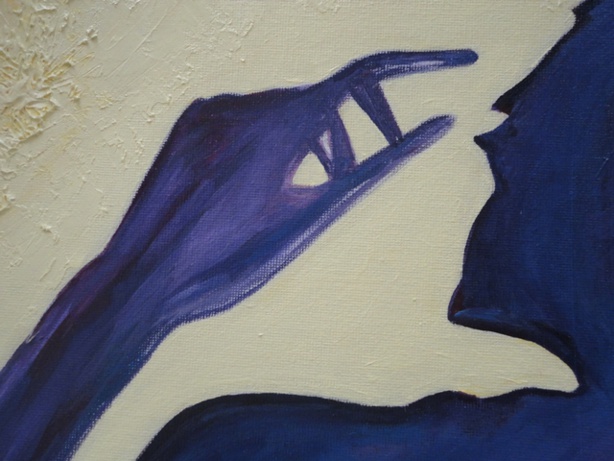 Painting: Shadow 2 (Sabine Chaouche)