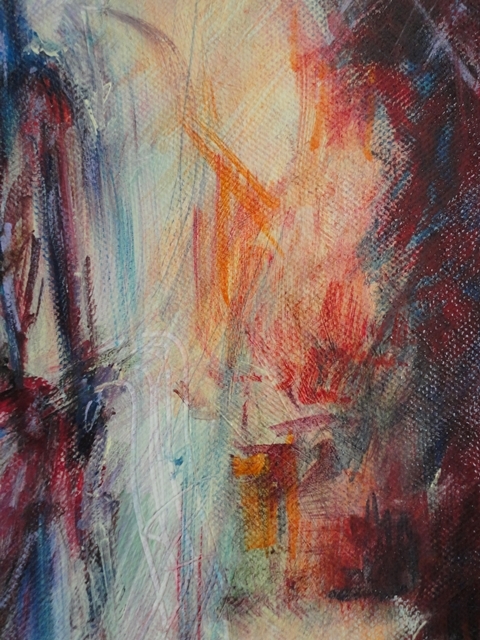 Painting: Origines 2 (Sabine Chaouche)