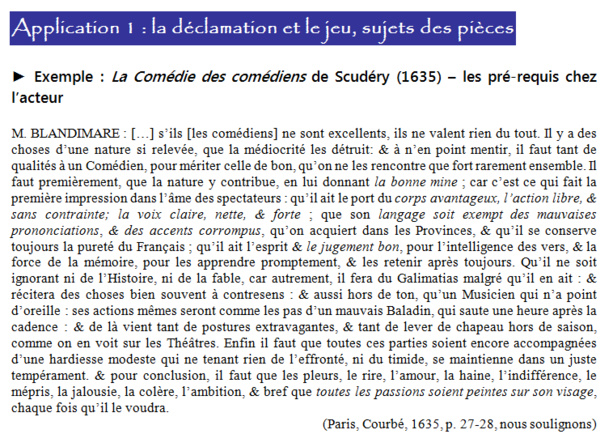 UNITIPS - Introduction aux études sur le jeu et la déclamation, 2. Par Sabine Chaouche.