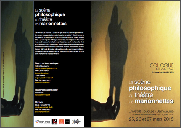 Conférence: La scène philosophique du théâtre de marionnettes Conférence: La scène philosophique du théâtre de marionnettes