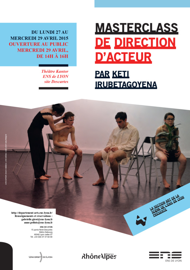 Masterclass de direction d'acteurs de Keti Irubetagoyena (ENS Lyon)