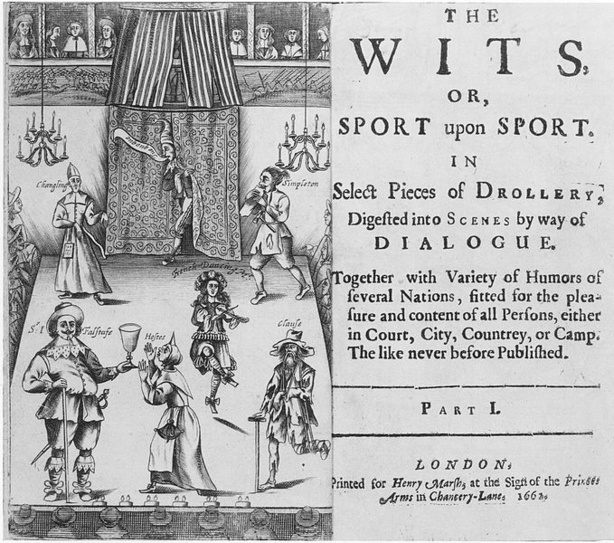 wikicommons, The Wits, or Sport upon Sport frontispiece