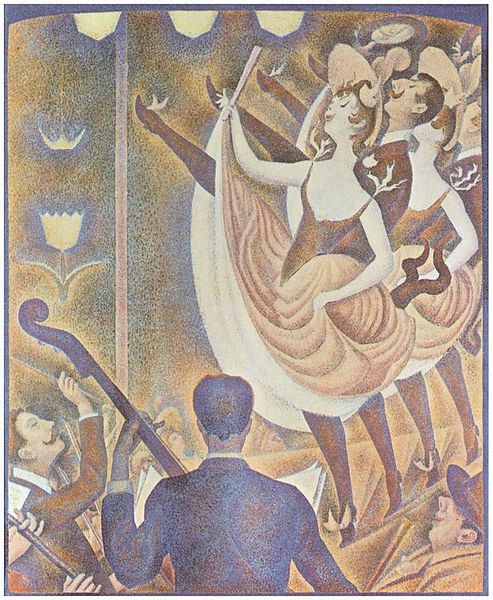Wikicommons. Seurat, "Cancan"