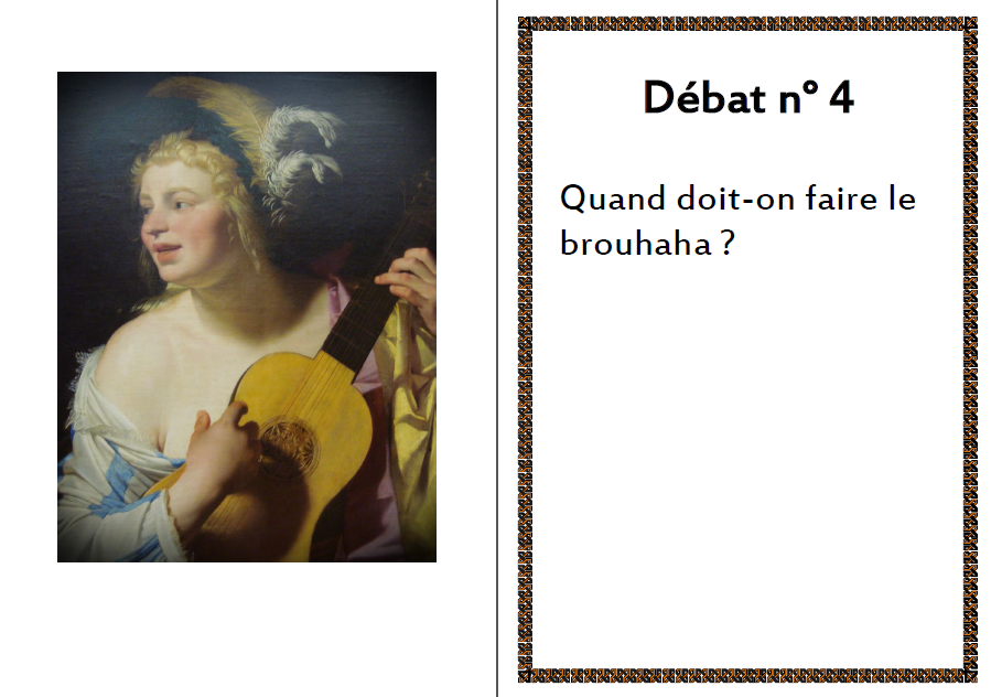 Playing cards - Débates / Cartes à jouer - Débats Playing cards - Débates / Cartes à jouer - Débats