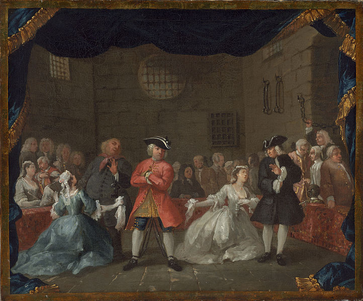 W. Hogarth, The Beggar Opera, wikicommons