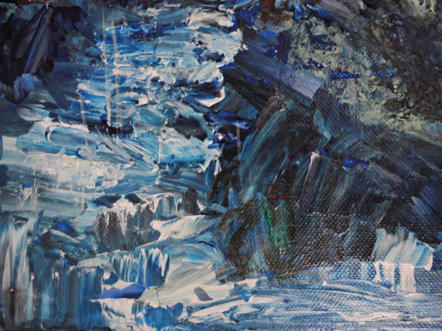 Painting: Pluie (Sabine Chaouche)