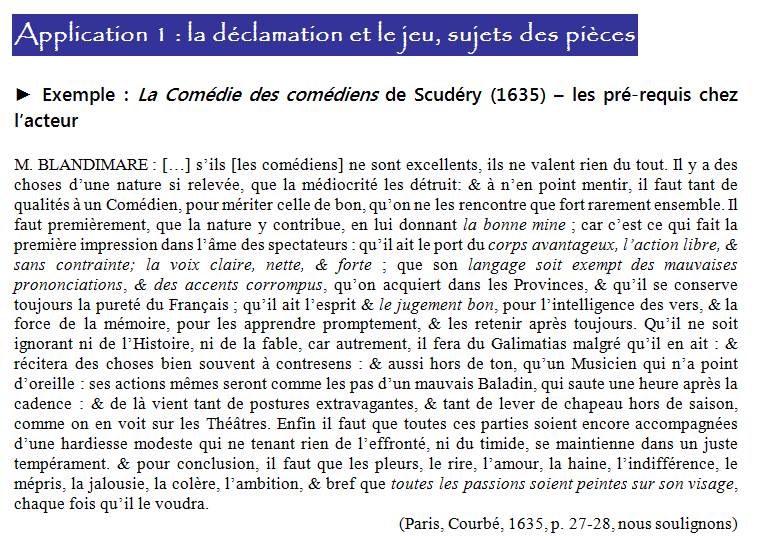 UNITIPS - Introduction aux études sur le jeu et la déclamation, 2. Par Sabine Chaouche.