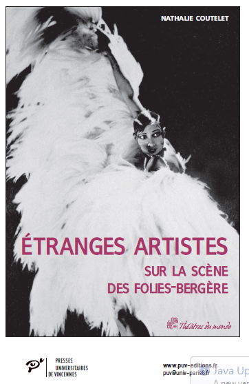 Publication: Etranges artistes sur la scène des Folies-Bergère par Nathalie Coutelet