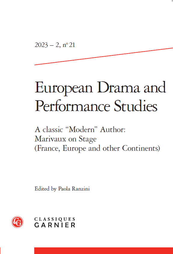 A Classic “Modern” Author: Marivaux on Stage (France, Europe and other Continents). Ed. by Paola Ranzini