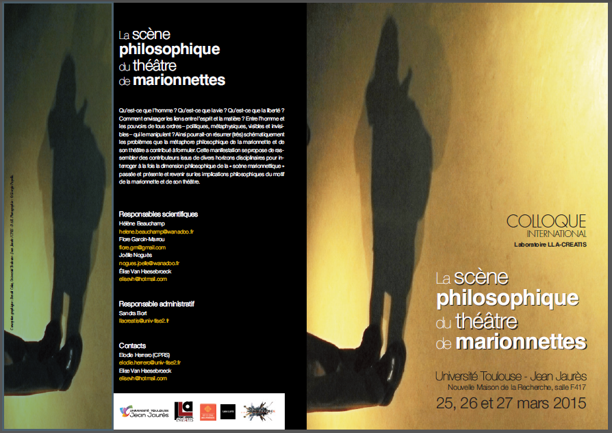 Conférence: La scène philosophique du théâtre de marionnettes