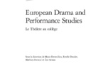Le Théâtre au Collège. Sous la direction de Marie Demeilliez, Estelle Doudet, Mathieu Ferrand et Éric Syssau, EDPS, n°11 - 2018-2