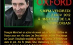 François Morel à Oxford! François Morel à Oxford!