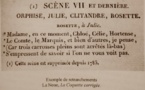 A paraître bientôt...La Mise en scène du répertoire à la Comédie-Française (1680-1815), 955 p. Par Sabine Chaouche