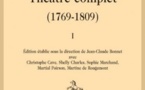 Parution : Théâtre de Louis Sébastien Mercier (1769-1809)